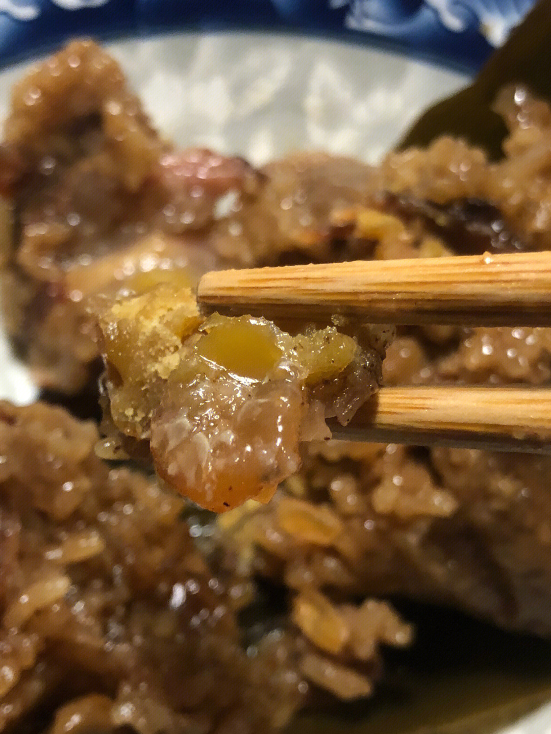 很多年前去厦门就吃过这个1980烧肉粽,当时感觉口感偏硬,但是味道很棒