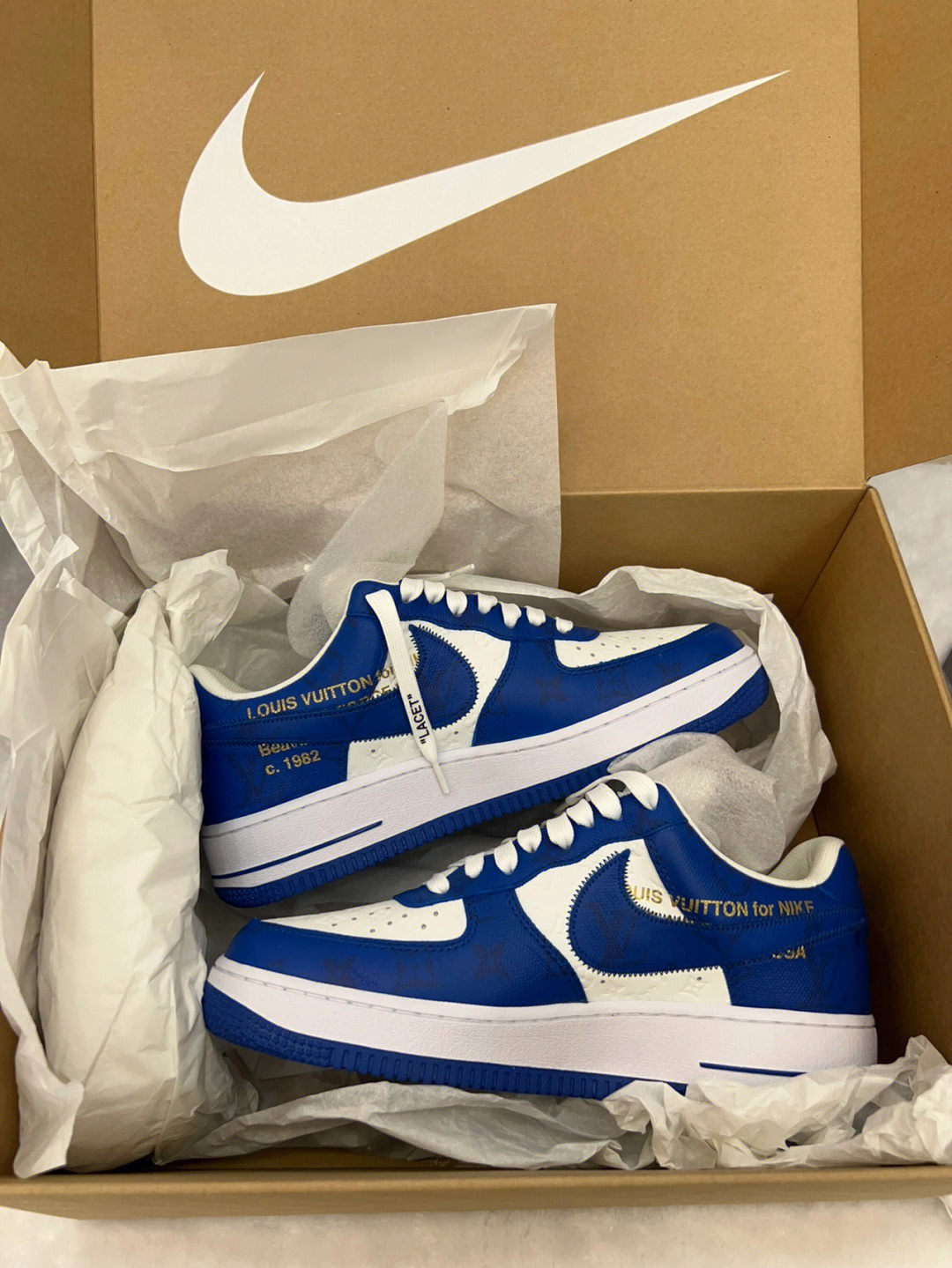 lv耐克联名系列lvxnikeairforce1