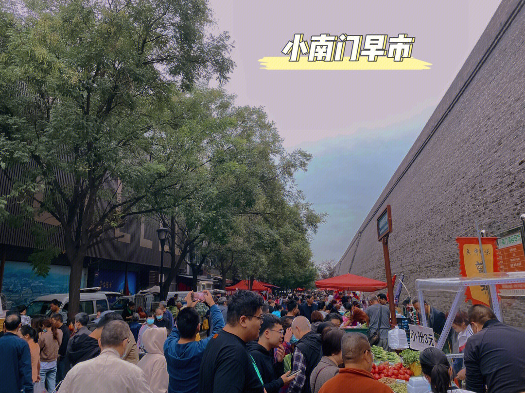 城墙下的烟火气小南门早市