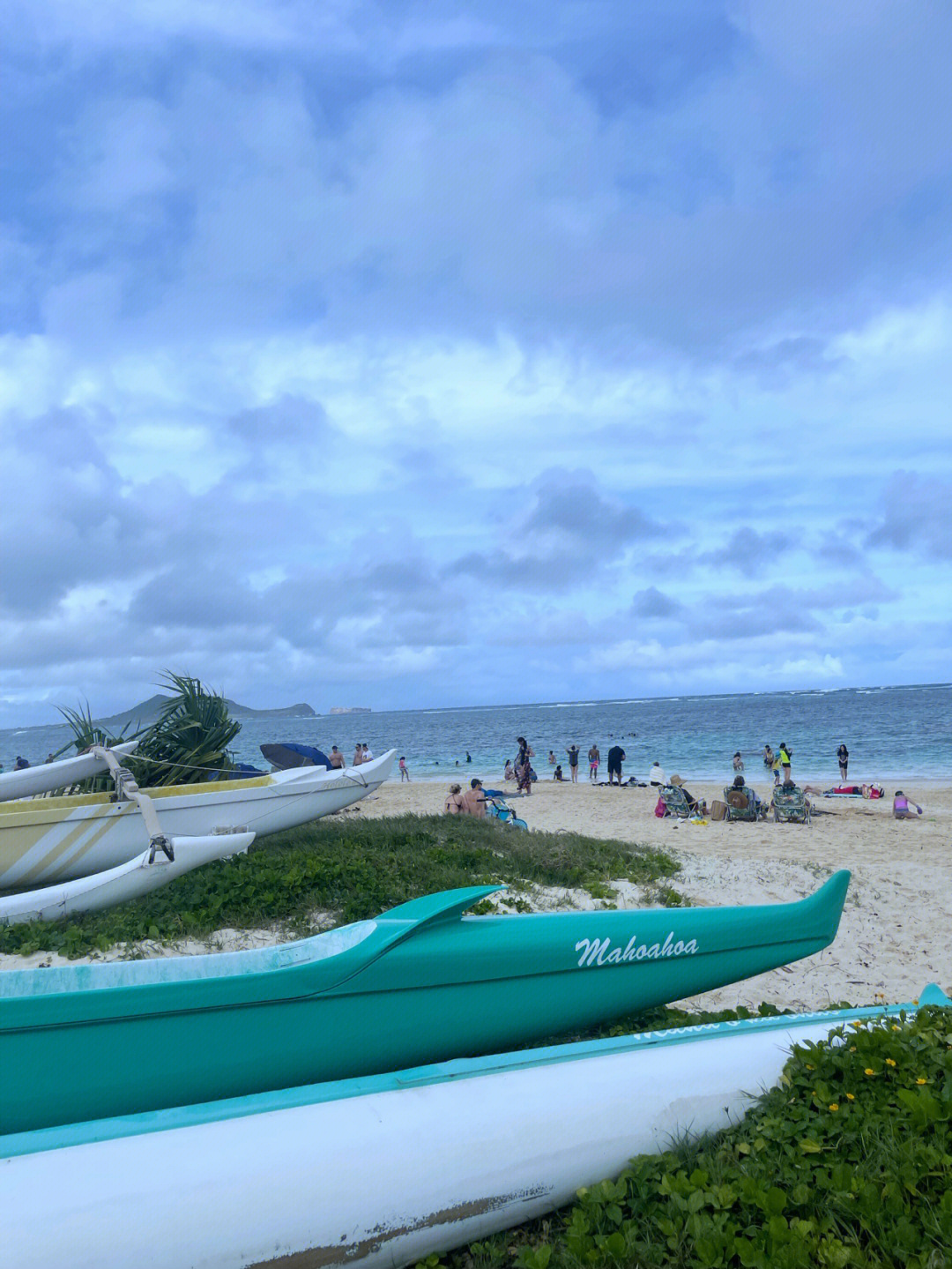 夏威夷最美海滩 lanikai beach,夏威夷欧胡岛拉尼凯海滩