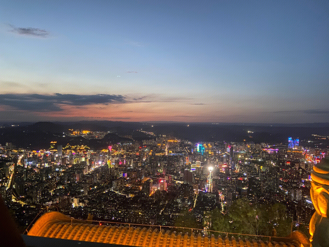 兰山公园的夜景好美