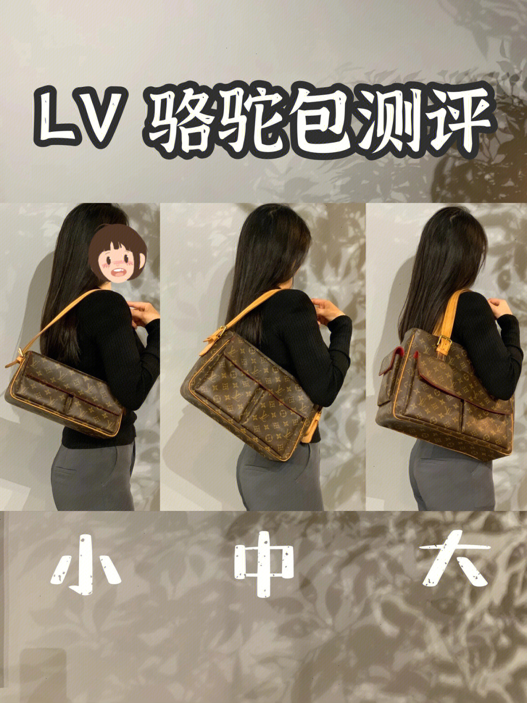 lv大号骆驼包尺寸图片