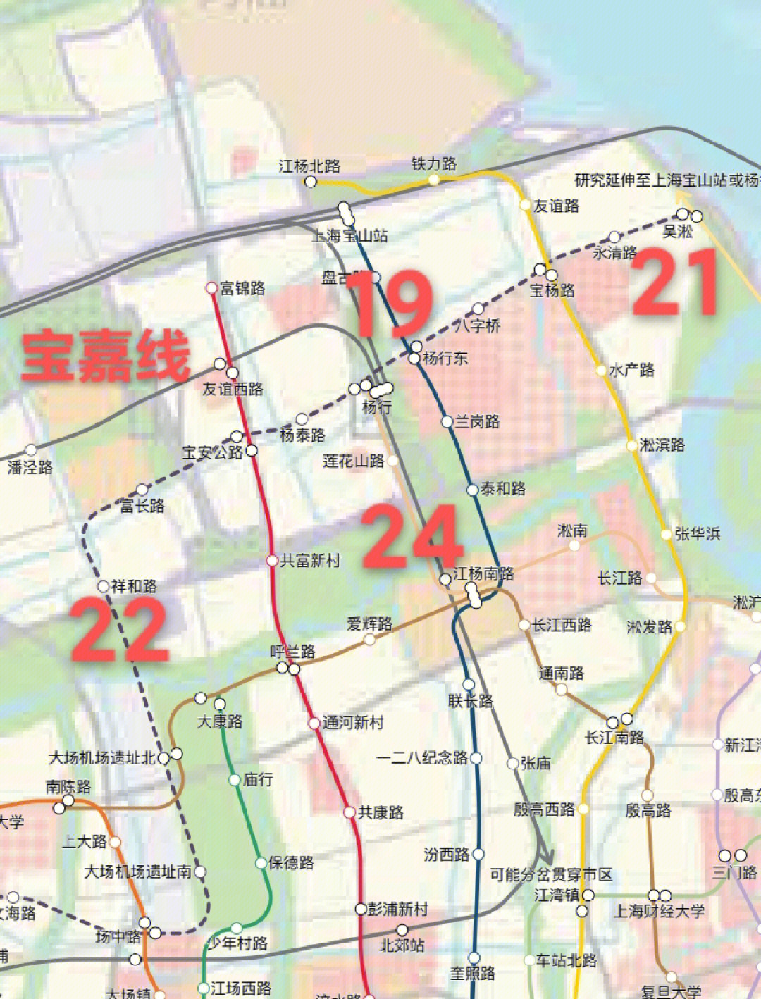 2020杨行最新规划图图片