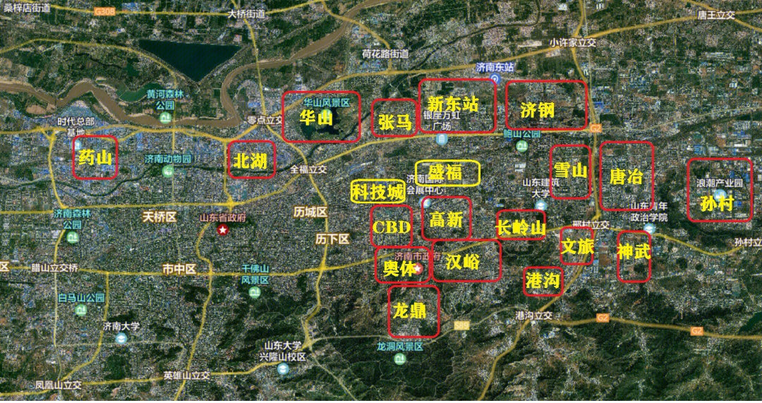 济南长岭山公园规划图片