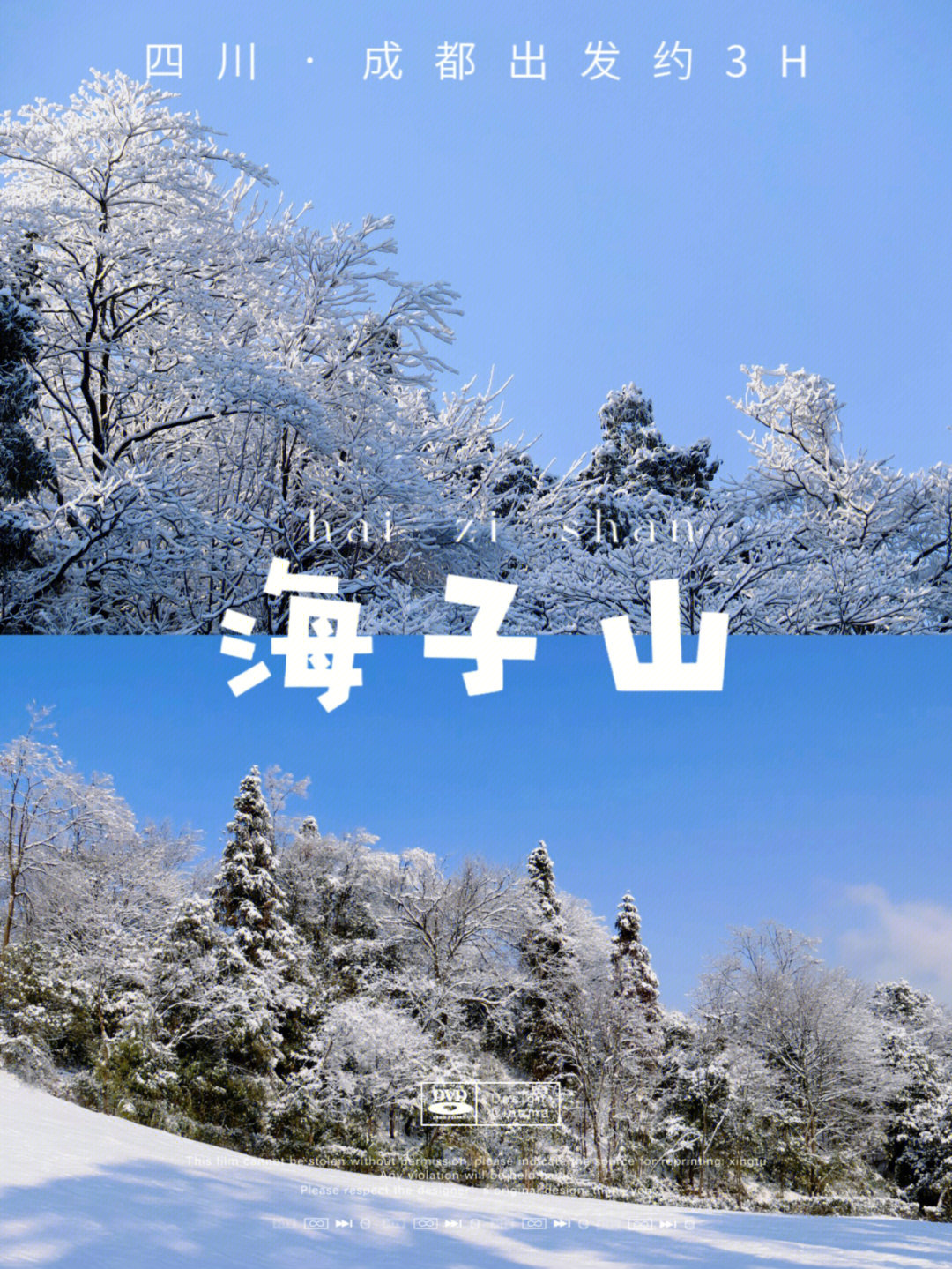 成都周边看雪#成都周末游78景区#雅安海子山99地址:四川省成都