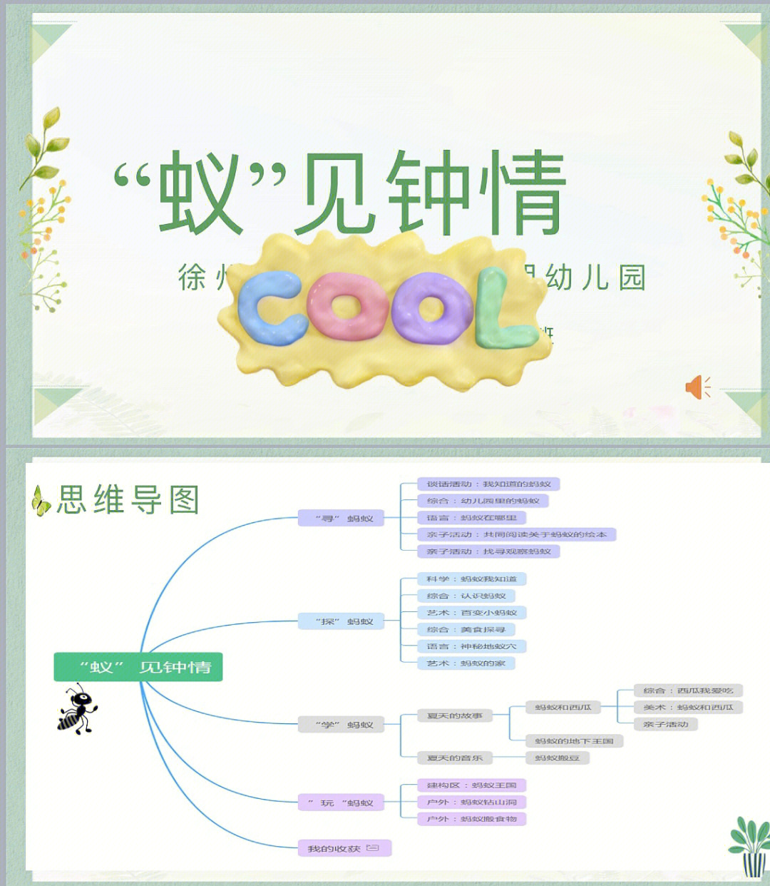 认识蚂蚁思维导图图片