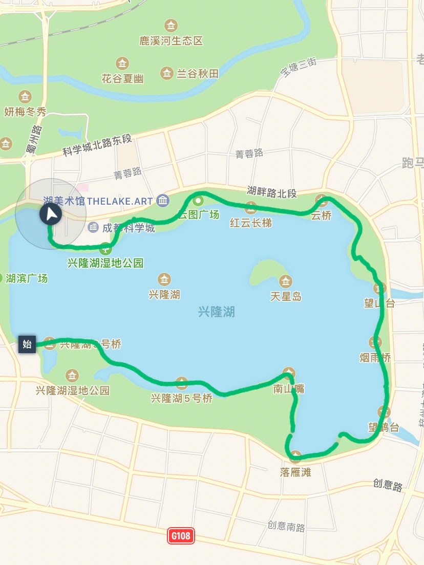 龙湖公园地图图片