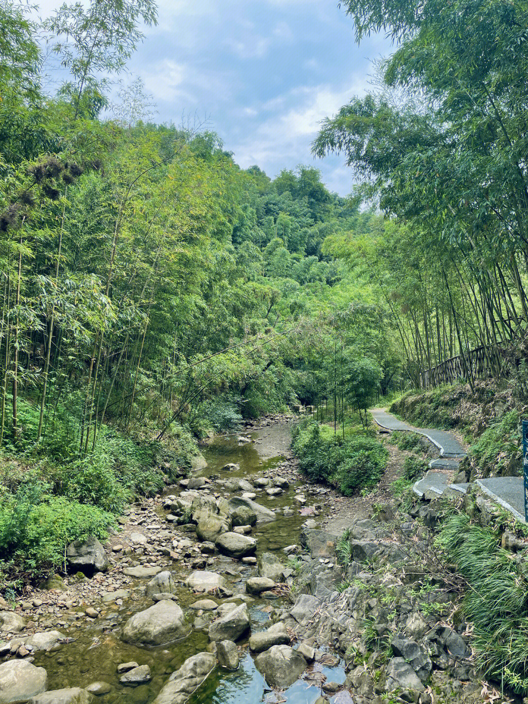 成都周边小众地都江堰铜马沟竹海公园