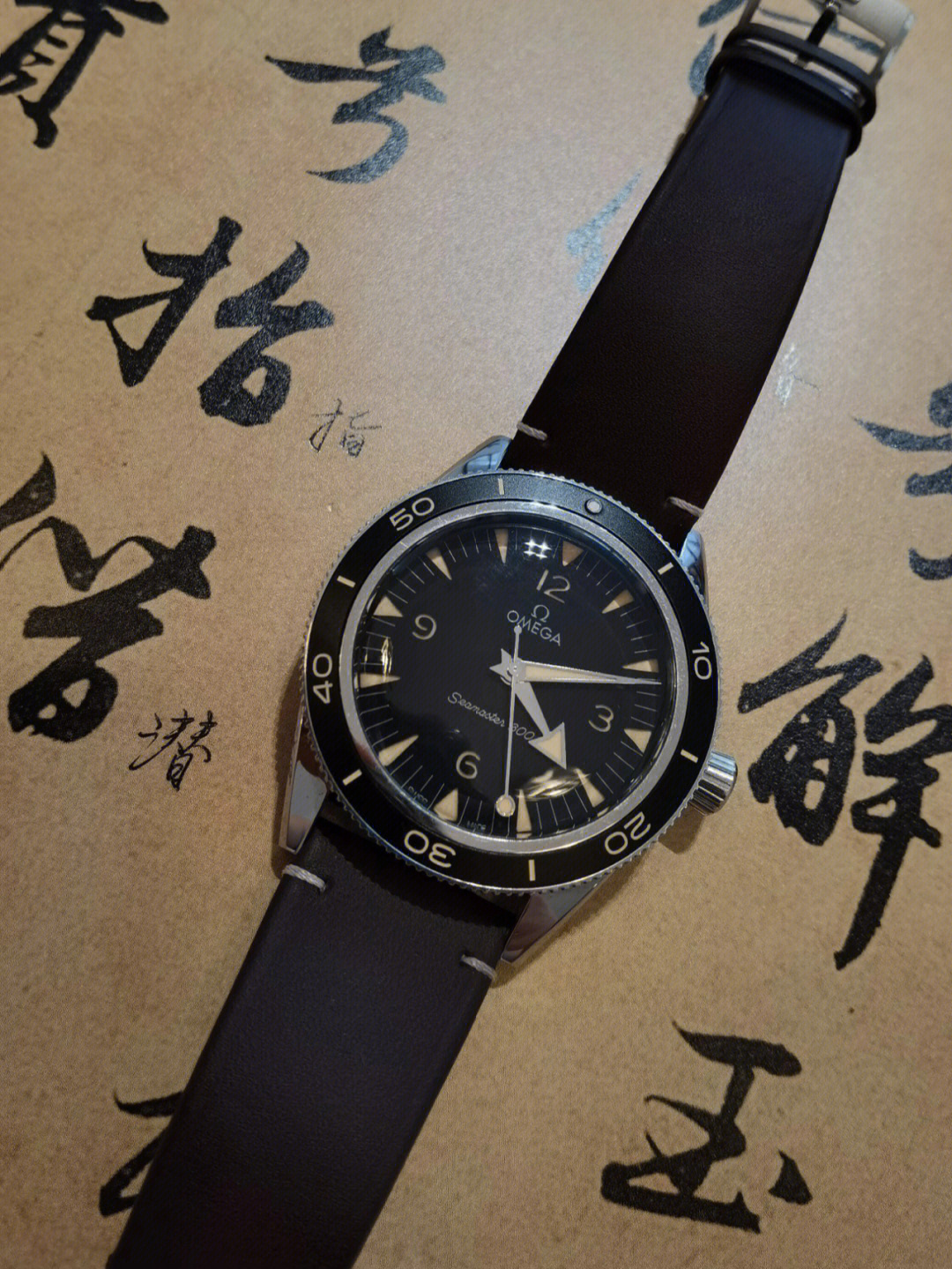 欧米茄海马300复古款omega seamaster