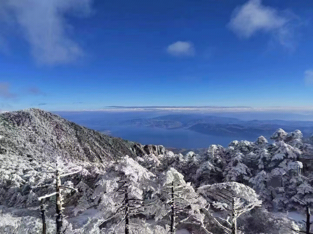 2022年的大理苍山雪