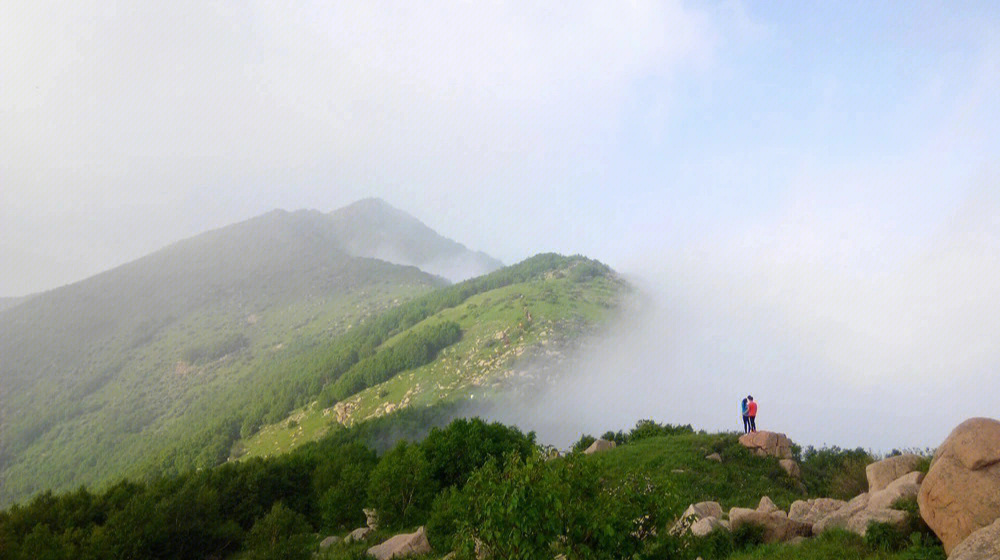 大海坨山图片