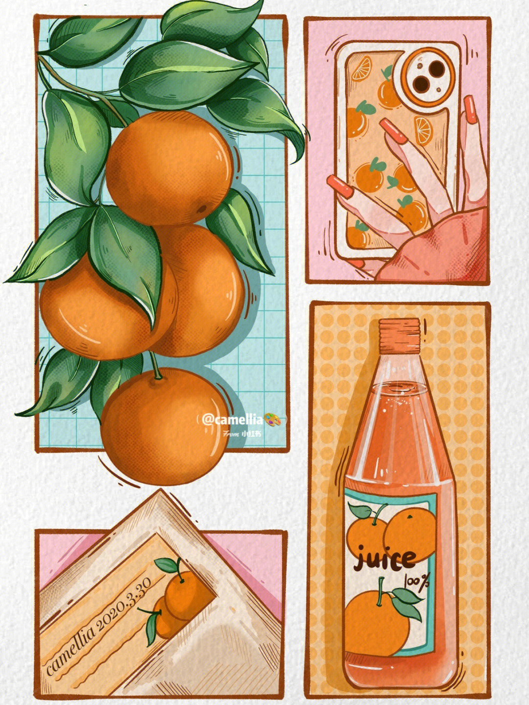 橘子味汽水pixiv图片
