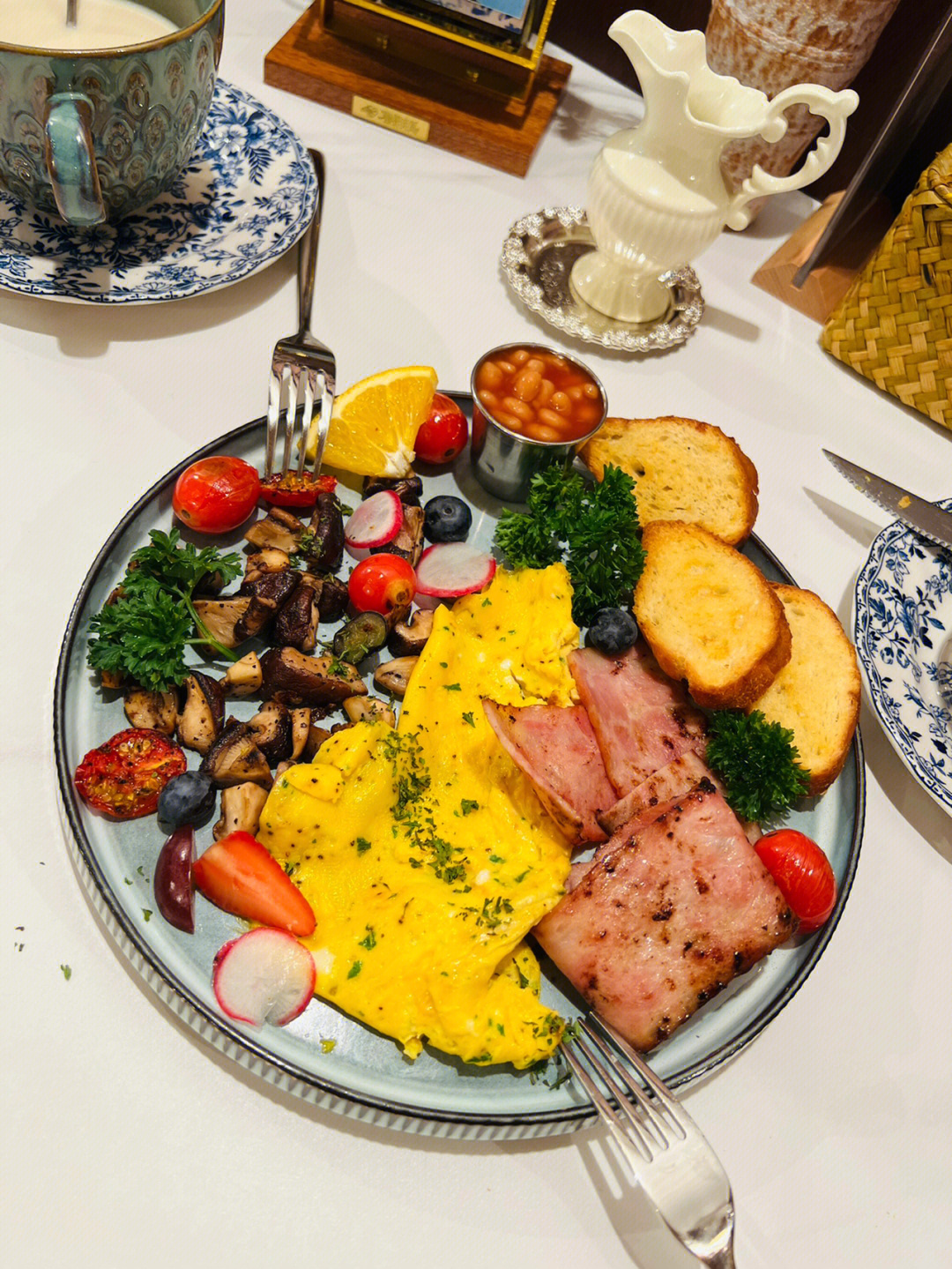 英式经典全餐brunch