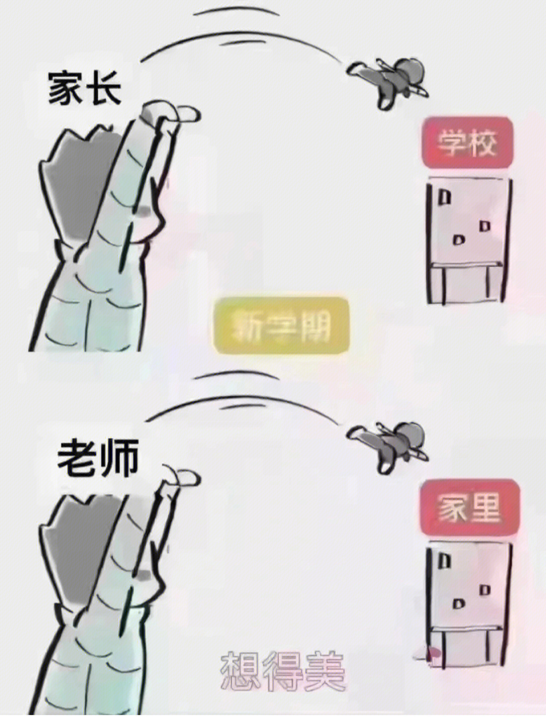 疫情停课搞笑图片图片