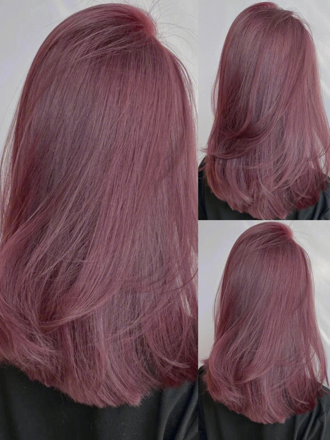 粉紫色头发,顾名思义就是结合了粉色和紫色的染发颜色,这两种绝美发色