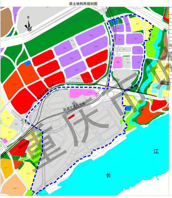 重庆两江新区唐家沱h,g标准分区部分地块(寸滩邮轮母港片区)控制性