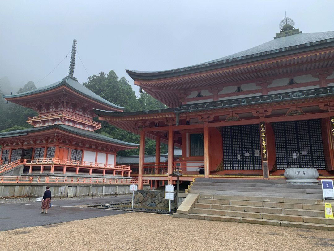 夏天的比睿山总感觉延历寺褪色了一样