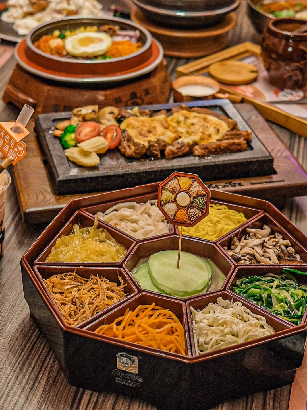 哈尔滨韩餐韩国宫廷同款料理九折板