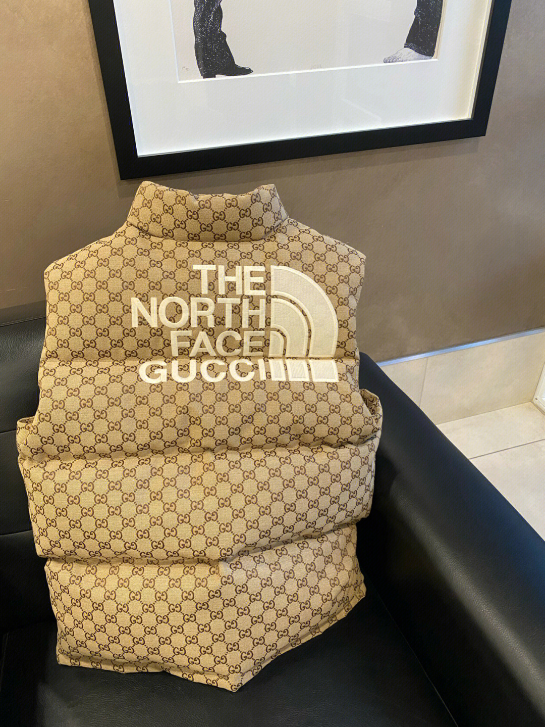 guccixthenorthface联名羽绒马甲背心08