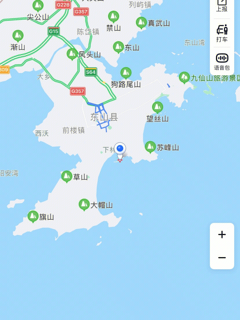 东山旅游公路详图图片