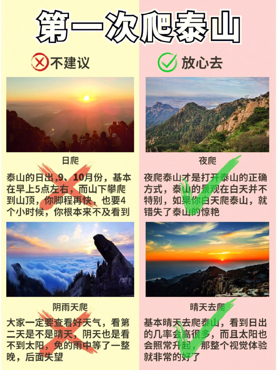 第一次爬泰山必知图片