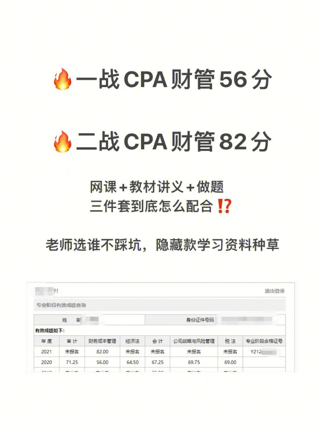 cpa财管二战82分,我的全部经验都在这了