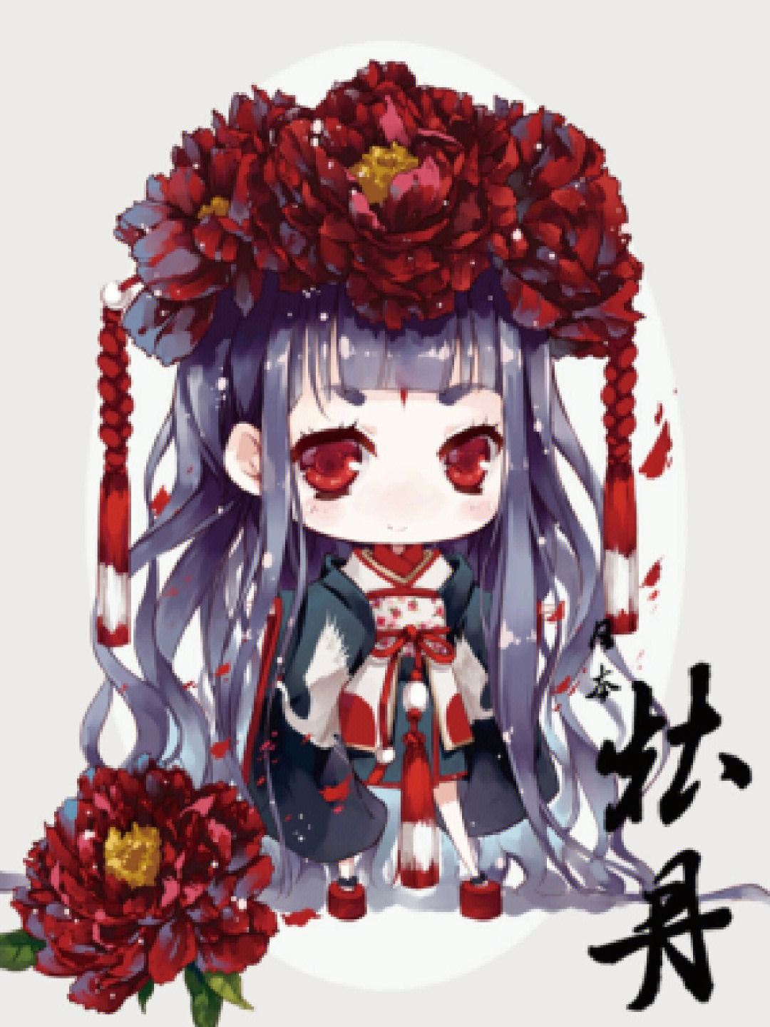 花朵娘化图片