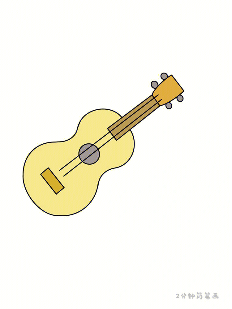 吉他画画教程图片