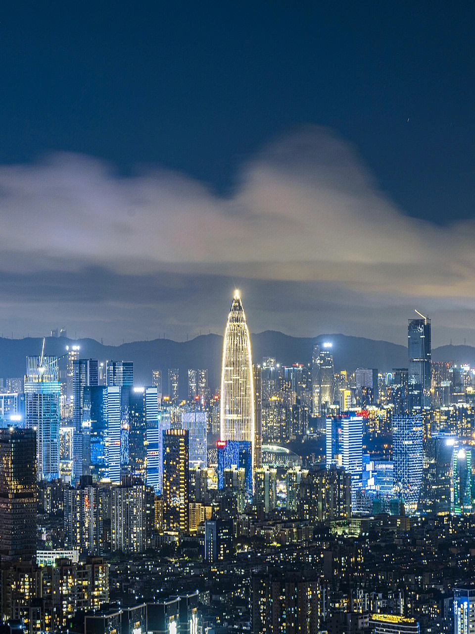 深圳拍照南山公园夜景