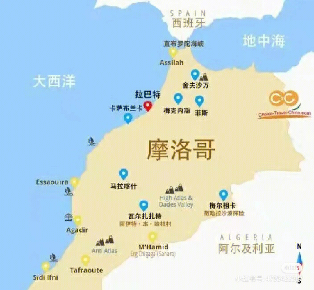 拉巴特地图图片