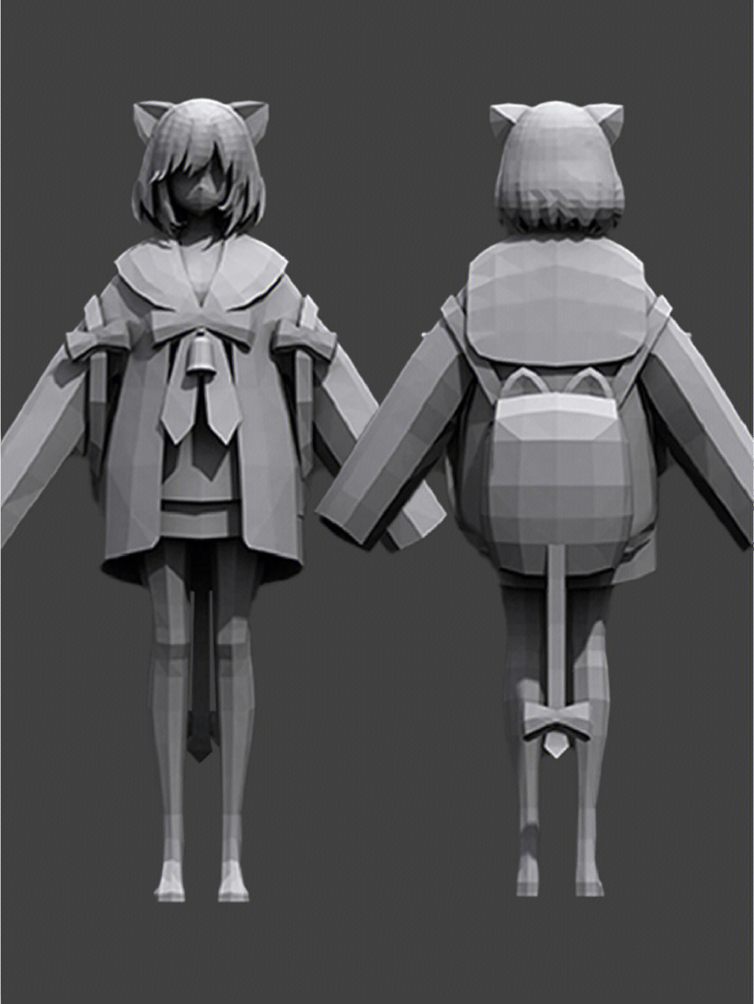 3dmax二次元少女人物建模白嫖教程资源