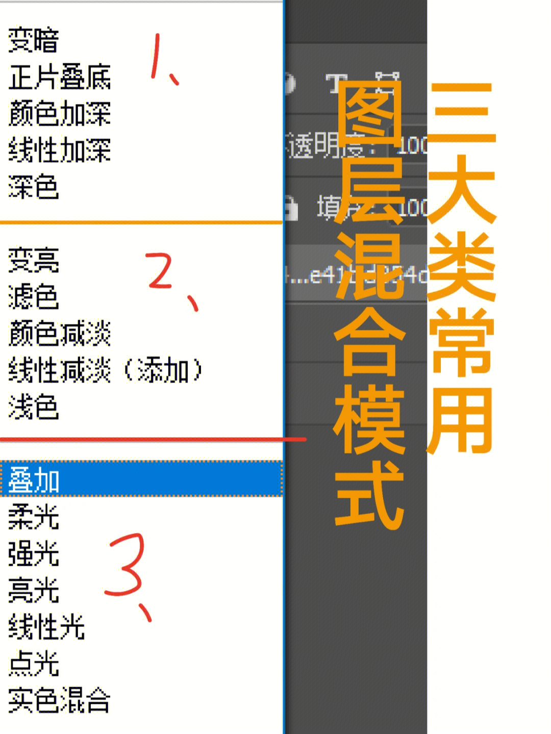 ps的图层混合模式大多数人是试着用,具体图层混合模式究竟是什么原理