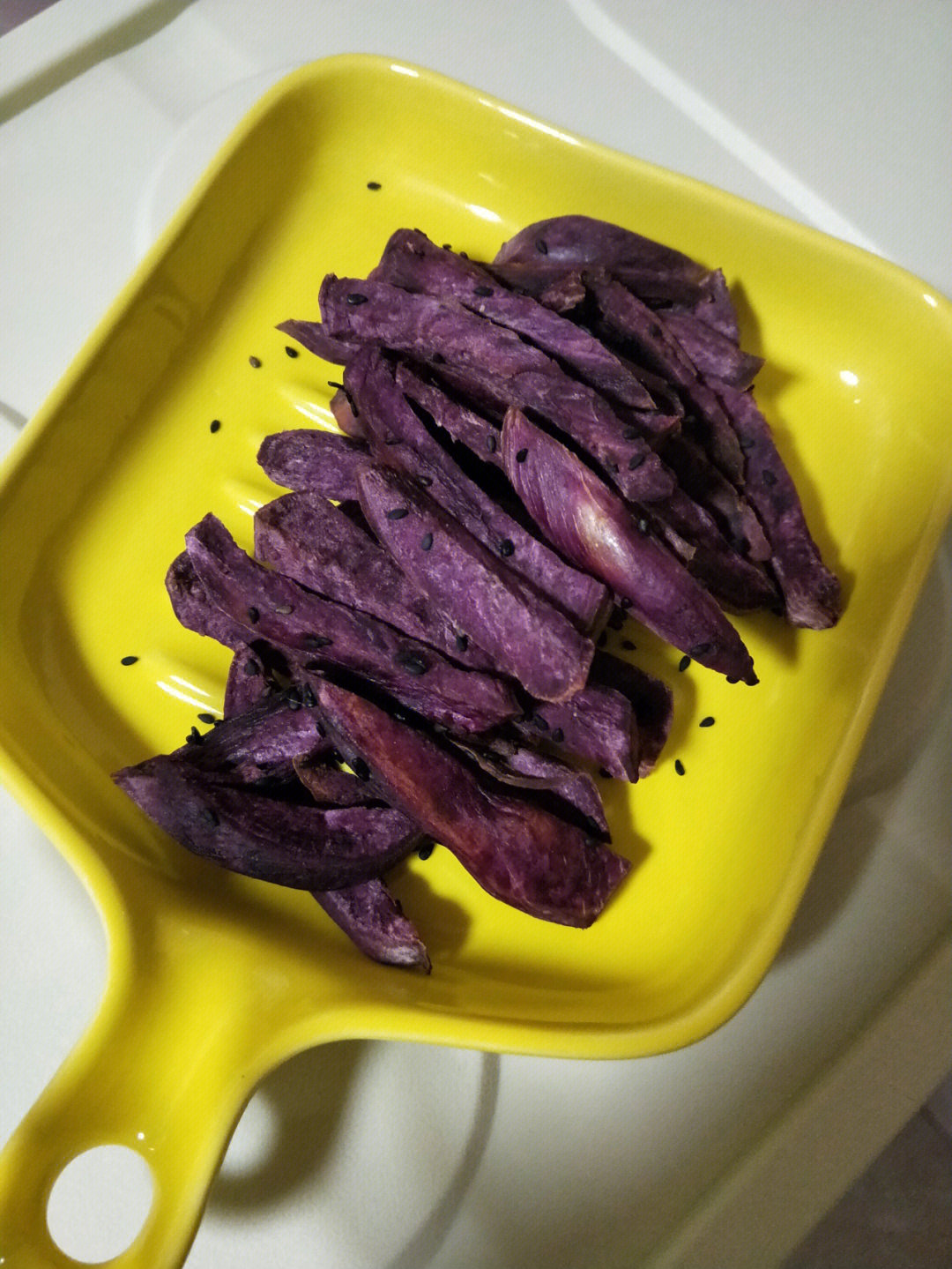 烤紫薯串图片