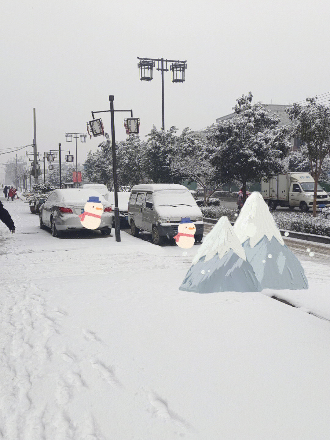 濮阳下雪了