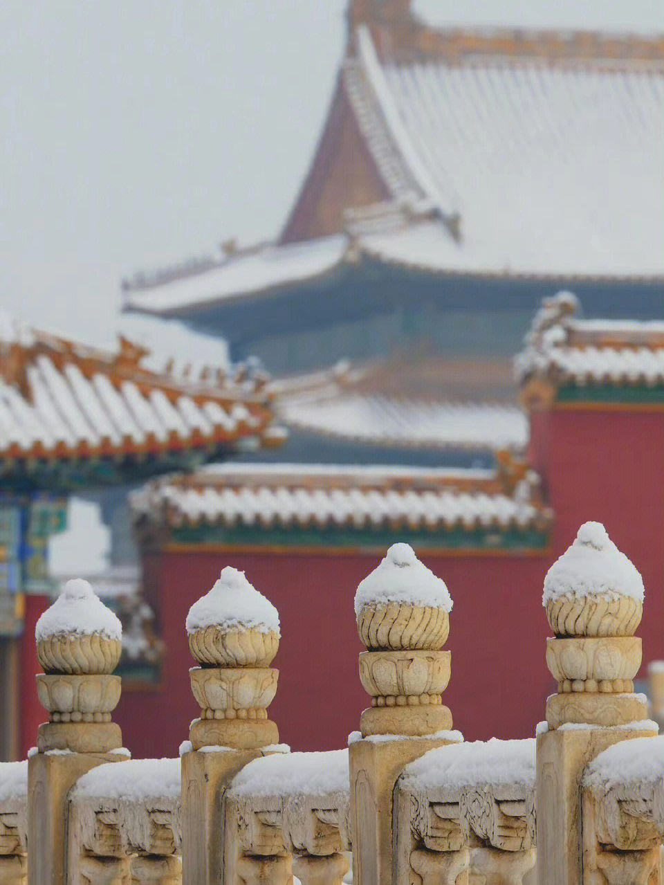故宫雪景描写图片