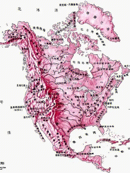 北美洲湖群名称图片