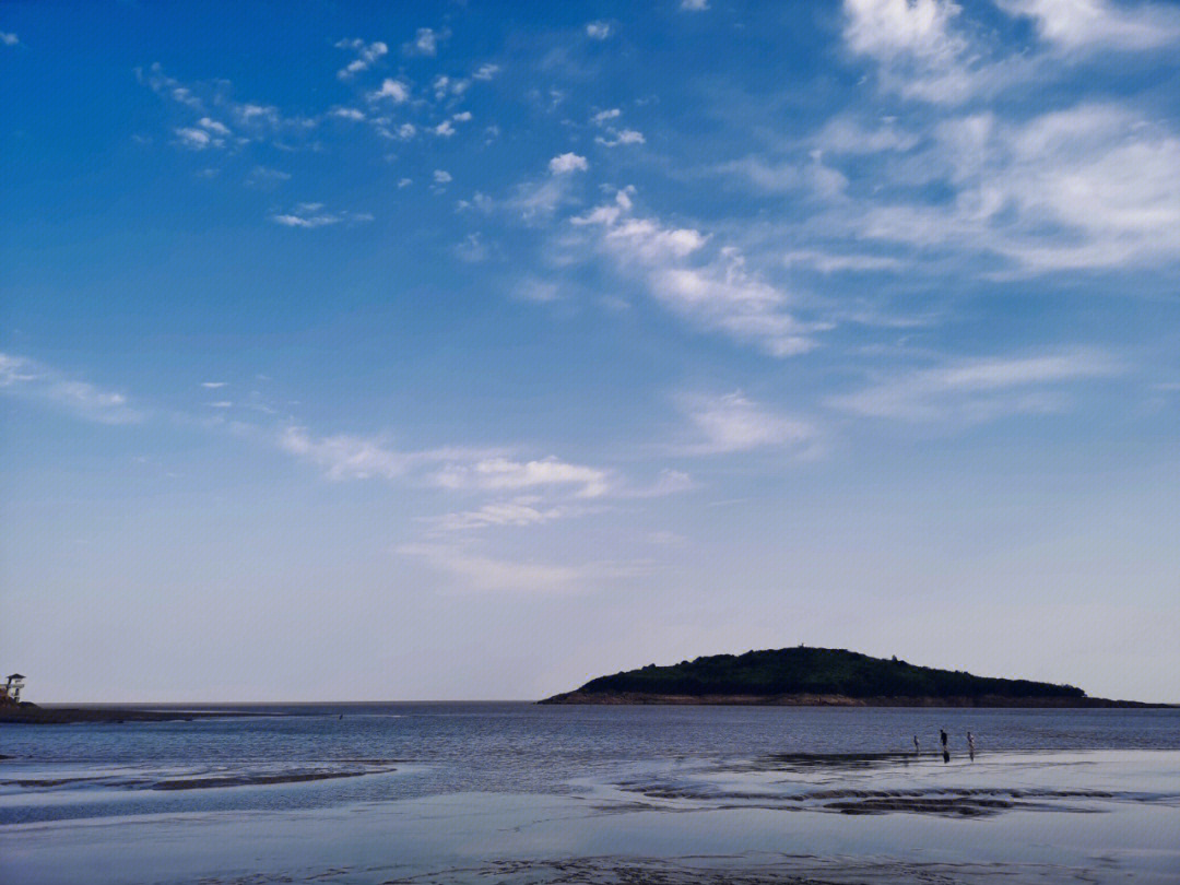 海盐沙滩景点图片