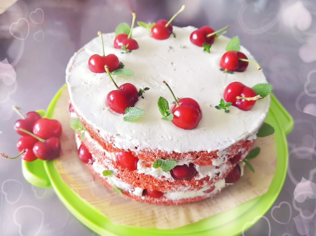 红宝石蛋糕 生日 创意图片