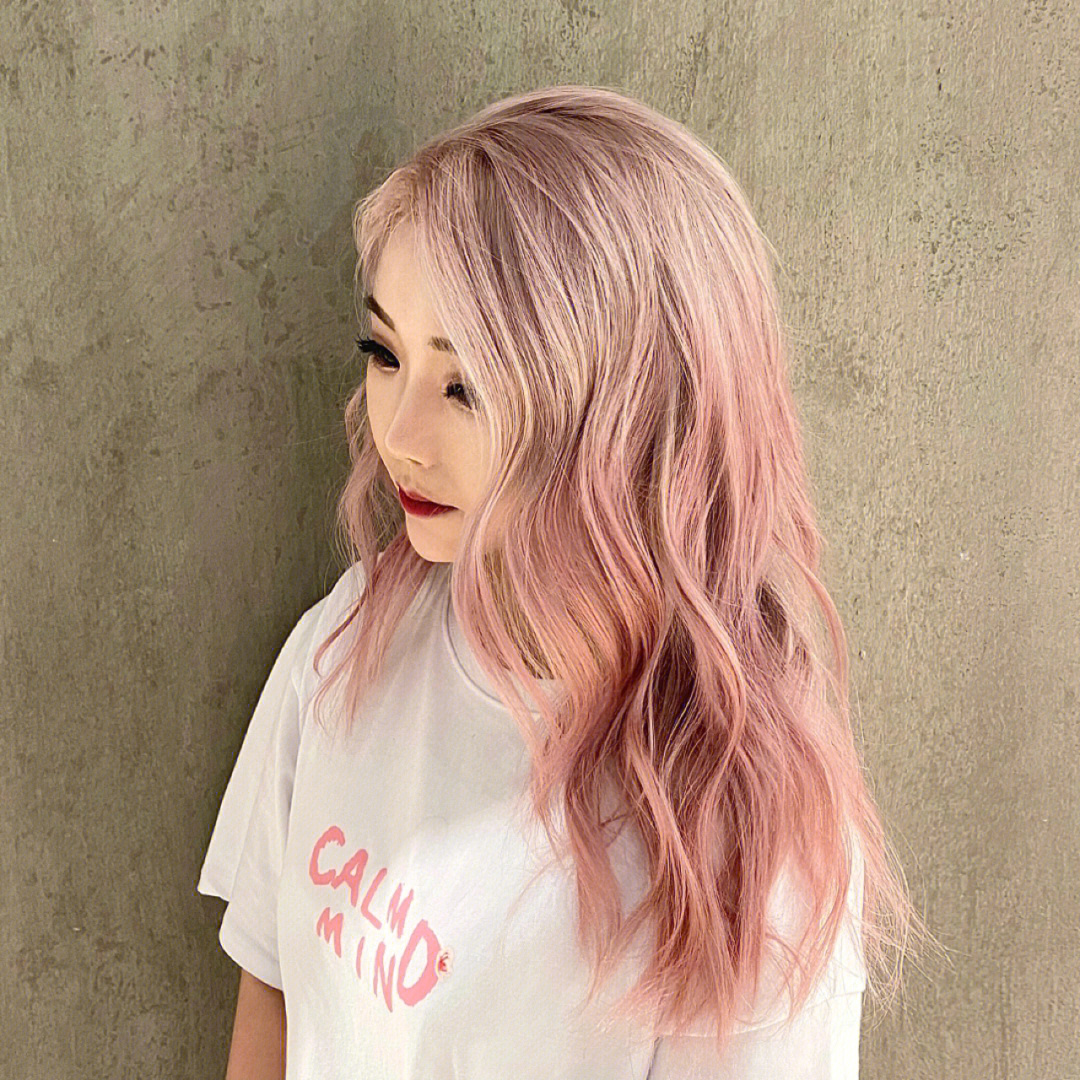 在悉尼mojka hair染的发色也太美了吧女生一辈子一定要染一次粉色!