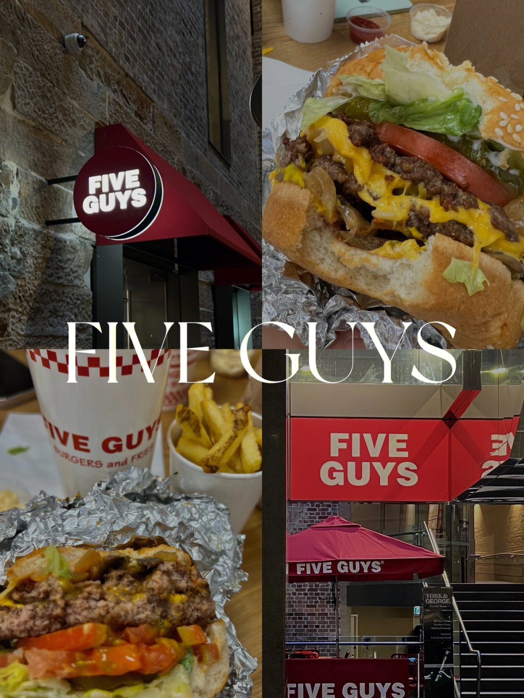 sydney在city也能吃到fiveguys啦