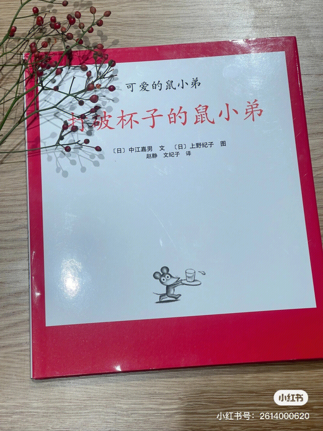 绘本描述了一只鼠小弟打破了杯子的故事,因担心受惩罚而发挥想象力编