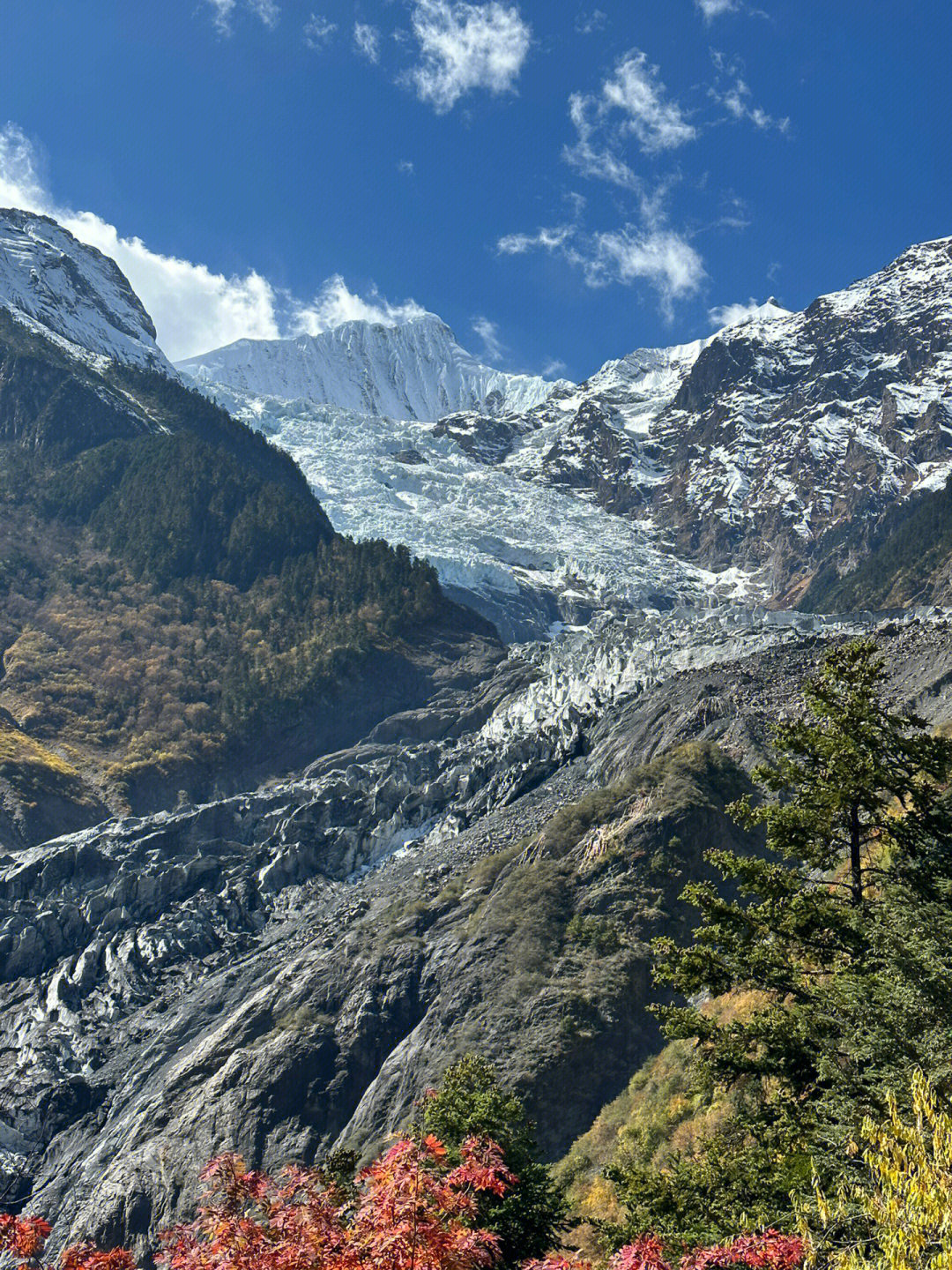 明永冰川徒步图片