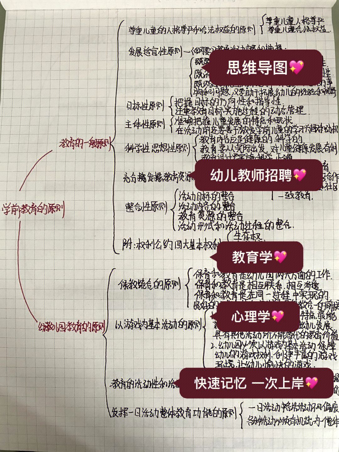 教师编教育学心理学思维导图