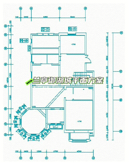 兰亭御湖城平面图图片