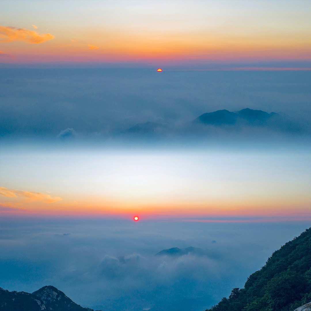 这个夏天总要来看次泰山日出吧