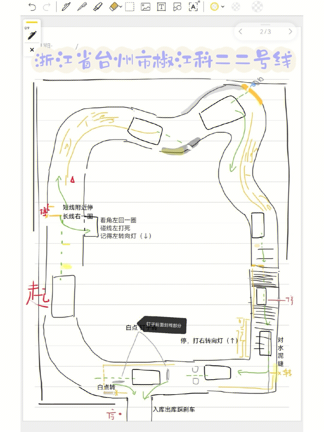 定兴考场科目二平面图图片