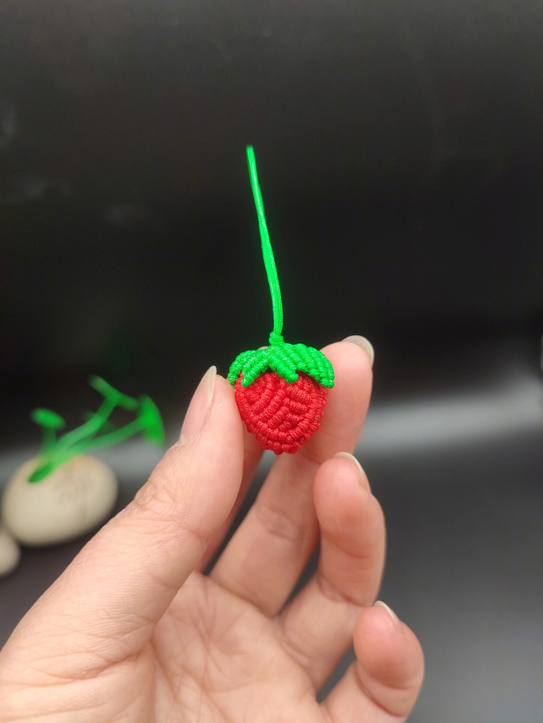 串珠小草莓教程图解图片