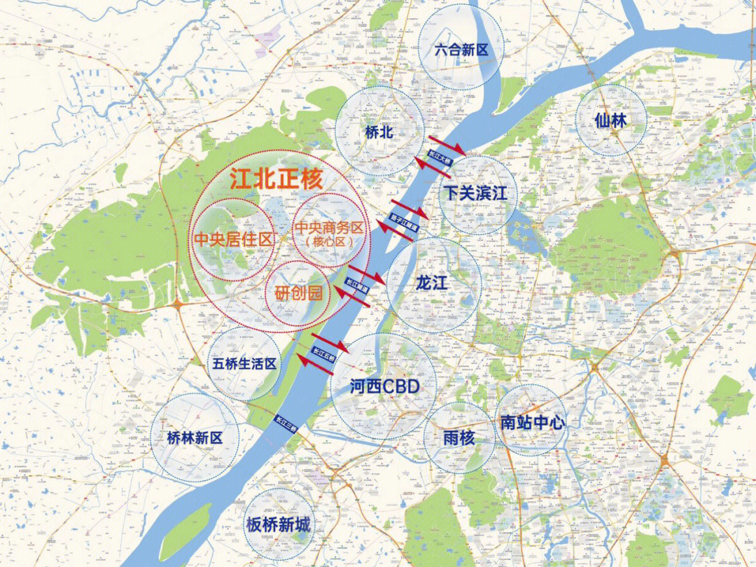 江北新区辖区地图图片