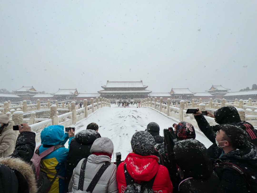 故宫今天的雪很大#故宫#故宫雪景#北京下雪