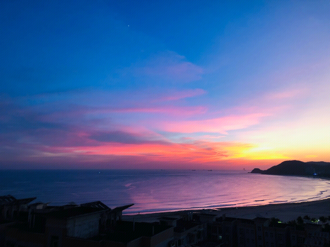 海陵岛的落日